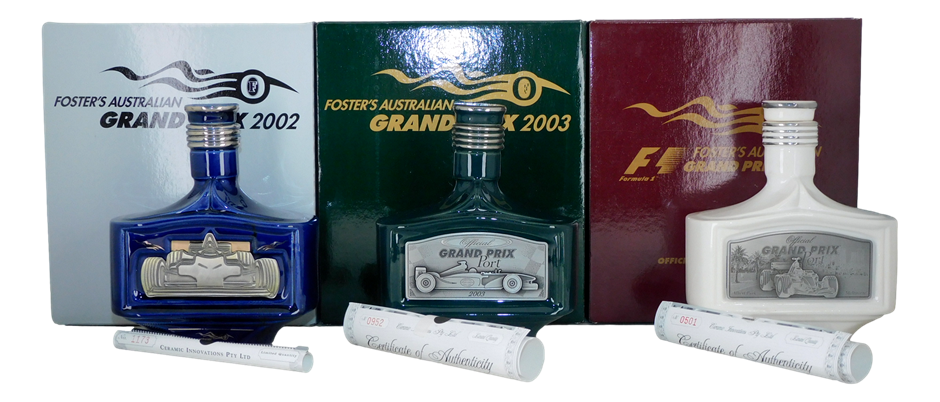 Australian Formula 1 Grand Prix Port Pack (3x 500mL), AUS.