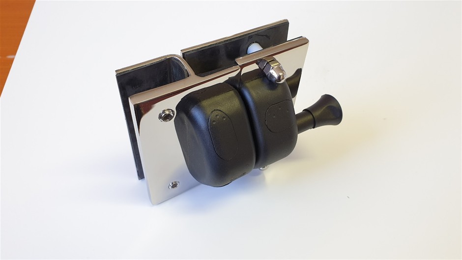 80mm Frameless Glass Pool Fence Gate Latches Chrome & Satin