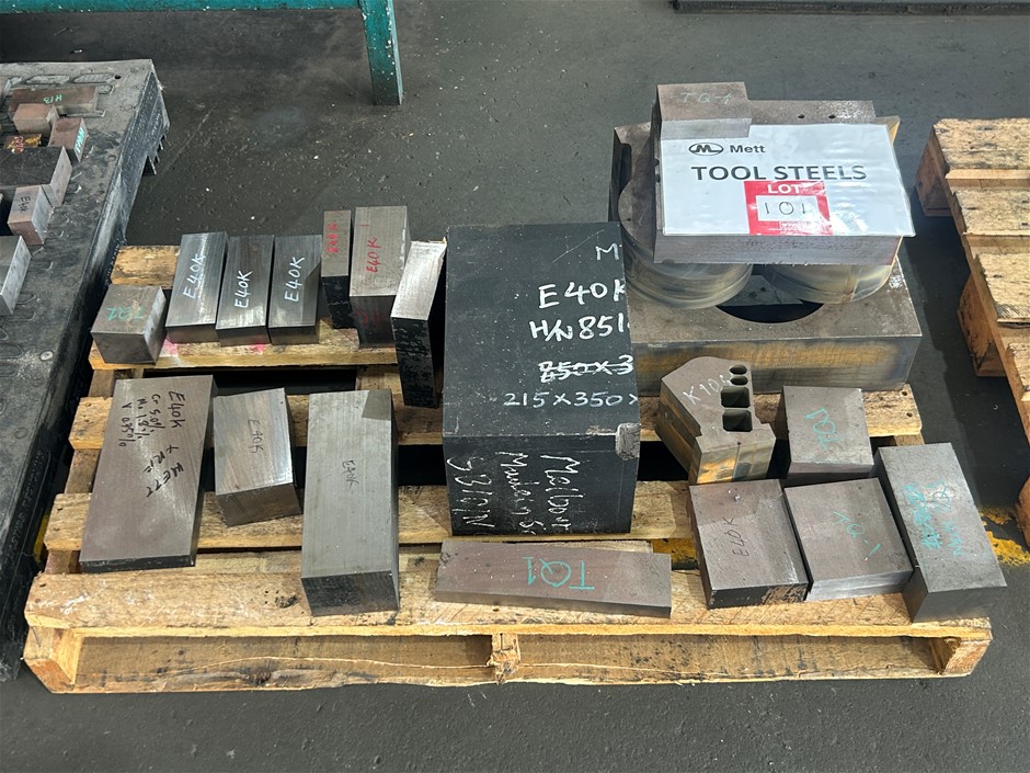 Pallet of Assorted Tool Steels