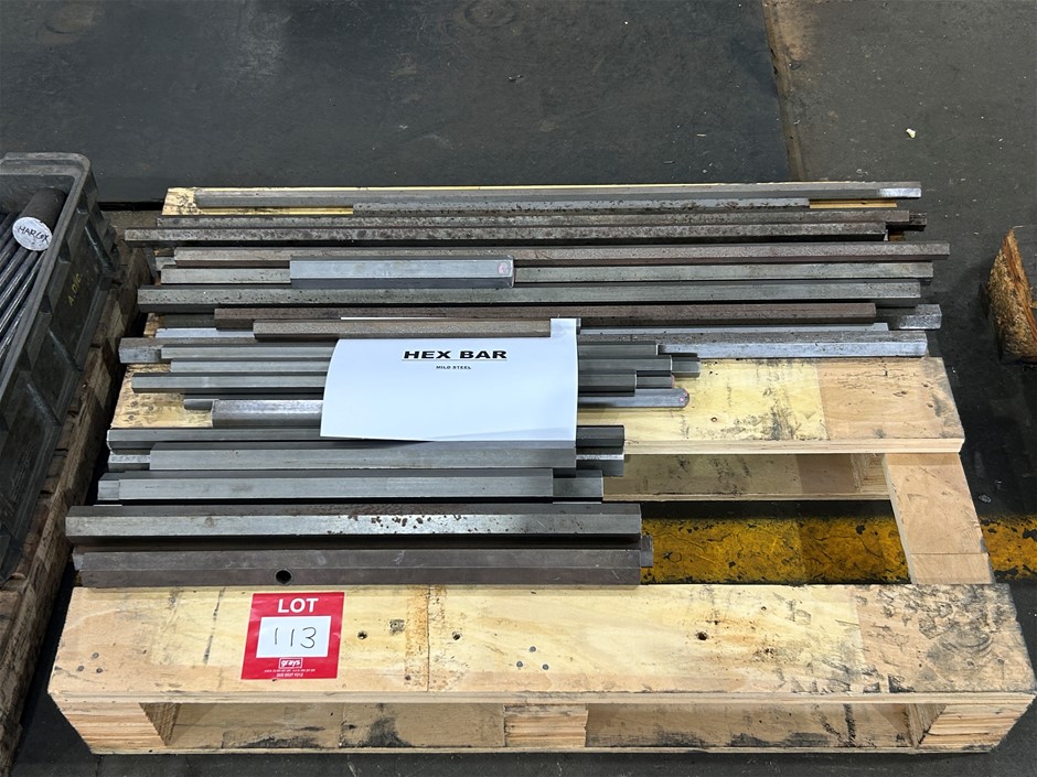 Pallet of Hex Bar Mild Steel