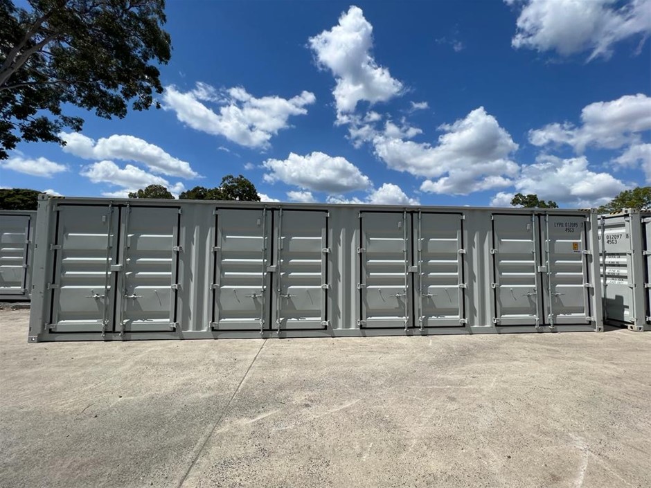 40FT HC Siding Opening 4 Door Container