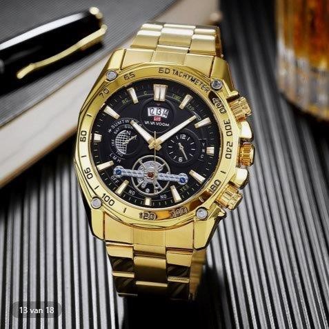 High Quality Simulated Diamond Men's VA VA VOOM Watch-Include Box Original