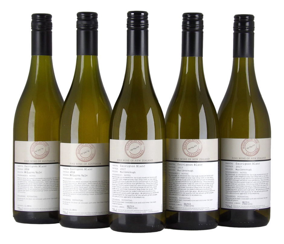 Mixed Wine People Cleanskin Sauvignon Blanc Pack (5x 750mL)