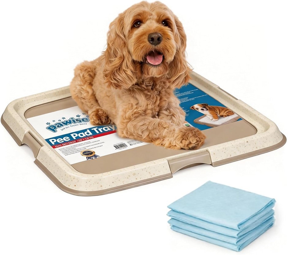 PAWISE Upgraded Dog Pee Pad Holder. NB: Missing the included 4x pee pads.