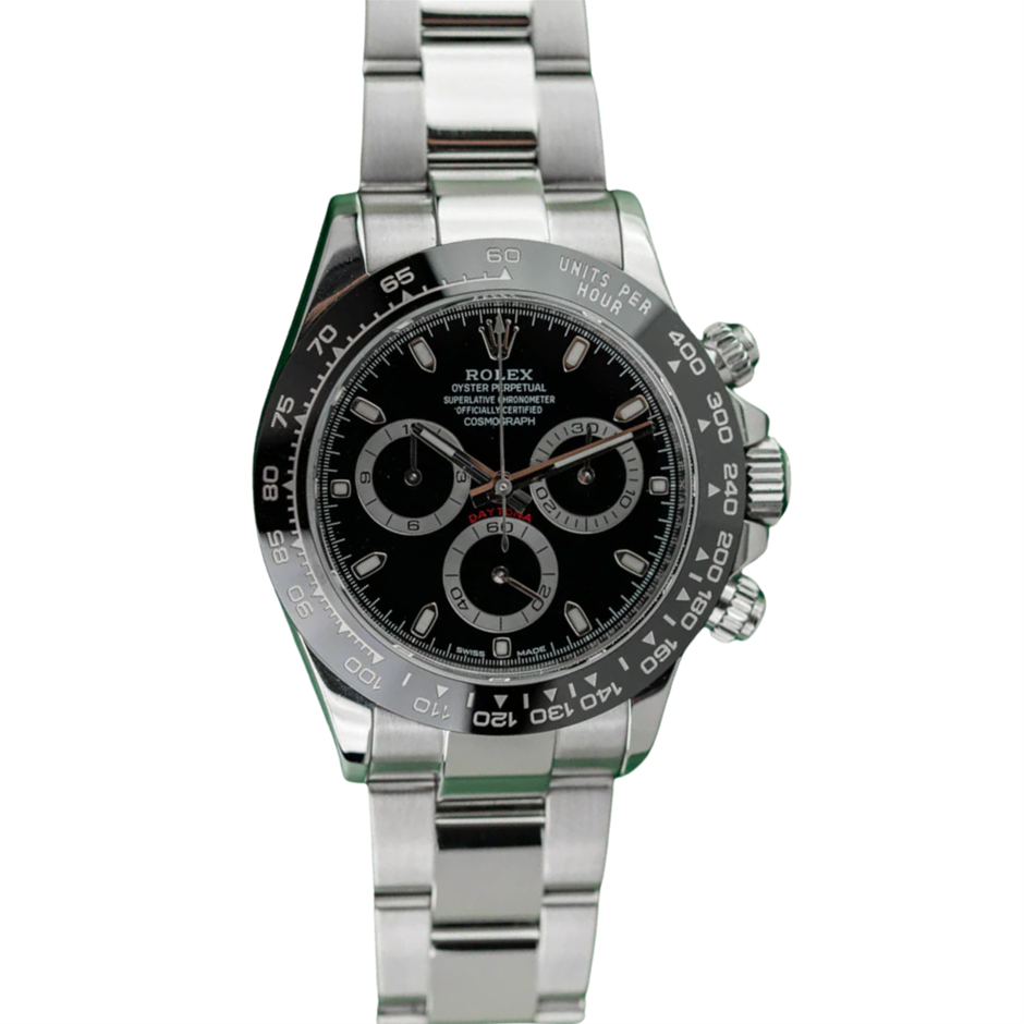ROLEX COSMOGRAPH DAYTONA 40MM STAINLESS STEEL 116500LN AUTOMATIC BXP & COA