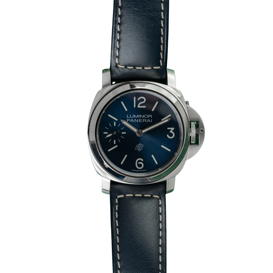PANERAI LUMINOR BLU MARE 44MM STAINLESS STEEL PAM01085 AUTOMATIC BXP & COA