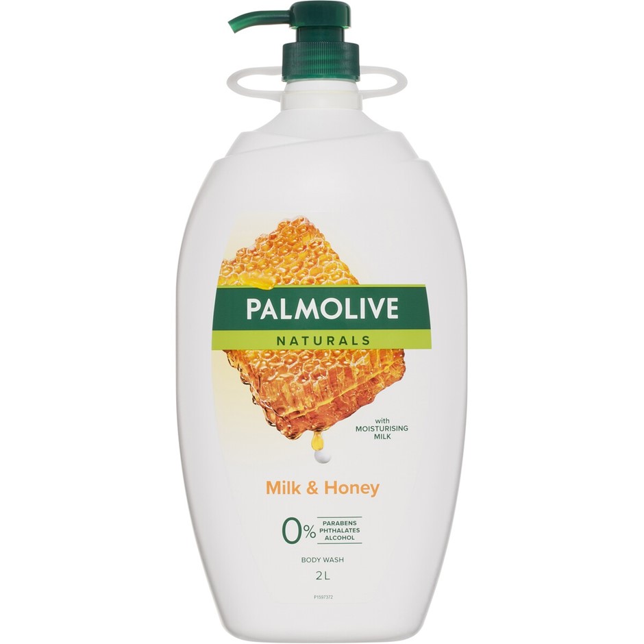 2 x Assorted PALMOLIVE 2L Body Wash, Icncl: Anti-Stress Vitamin E & Milk an