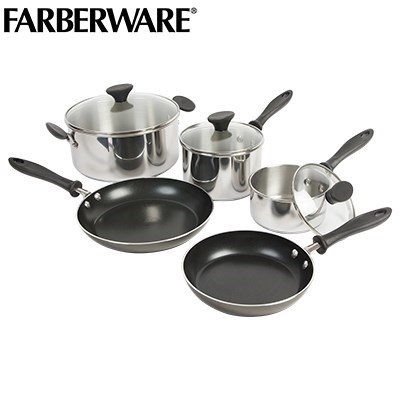 Farberware 5 Piece S/Steel Non Stick Coo