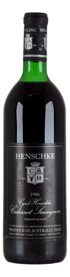 Henschke Cyril Henschke Cabernet Sauvignon 1986 (1x 750mL) SA