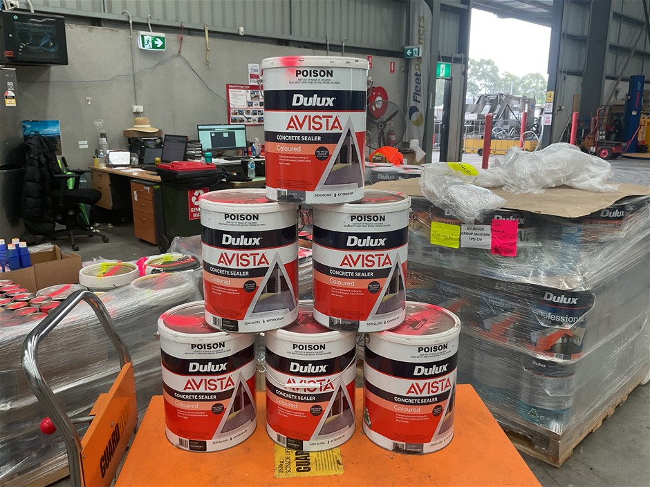 6 x Assorted 10Lt Tins of Paint