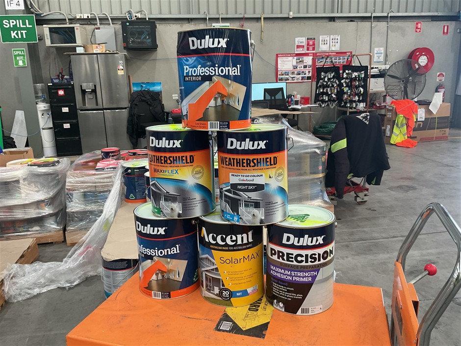 6 x Assorted 10Lt Tins of Paint