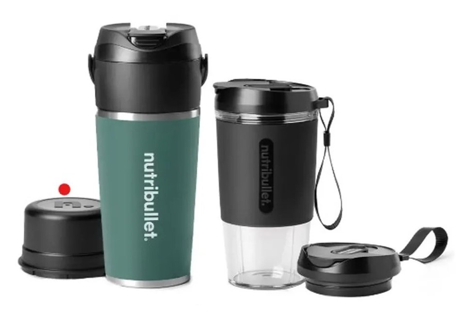 NUTRIBULLET Flip Insulated Combo Blender + Tumbler, 590ml Cup Capacity NB: