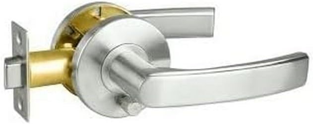 ROMAK 600420 Trevino Privacy Set Lever, Brushed Nickel.
