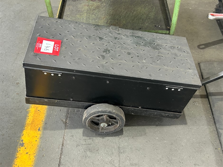 Toolbox on Steel Fab Trolley