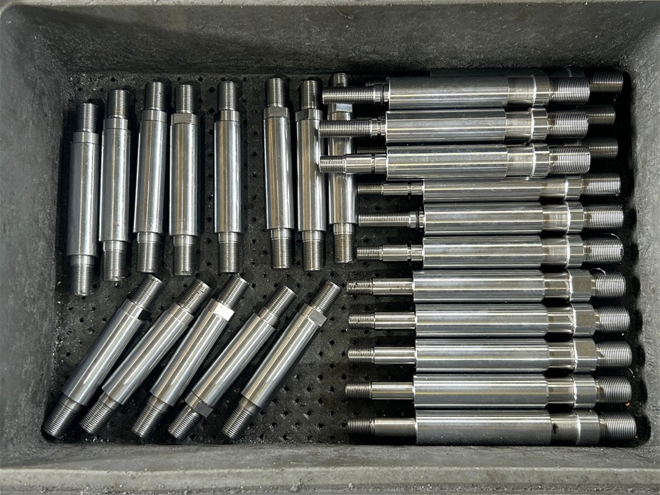 Crate of Hydraulic Cylinder Rods