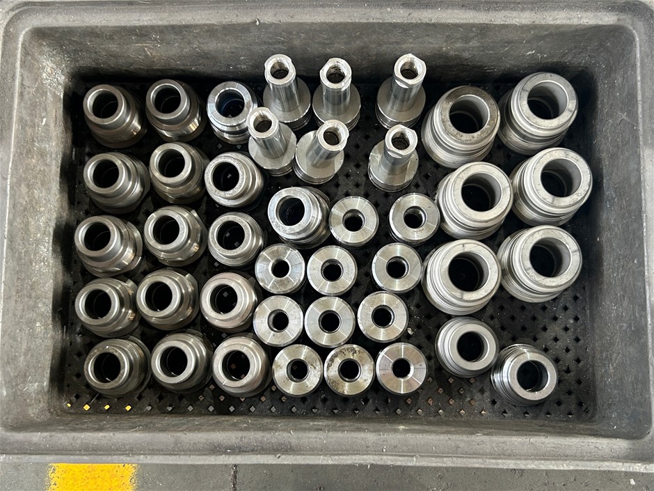 Crate of Cylinder Rod End Caps