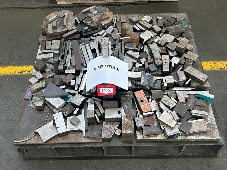 Pallet of Assorted Pieces of Mild Steel