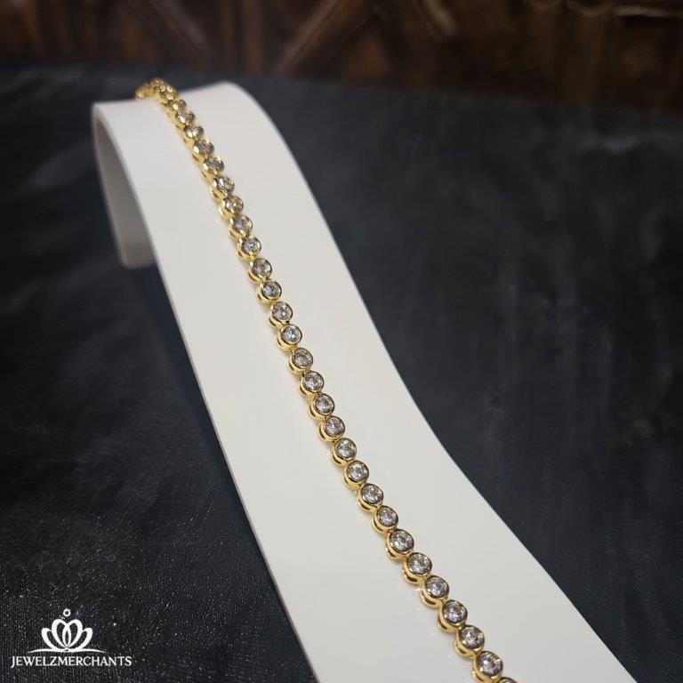 22K/Italy  Gold Filled Bracelet -(stamped 22K/Italy)-Warranty Quality-Bonus