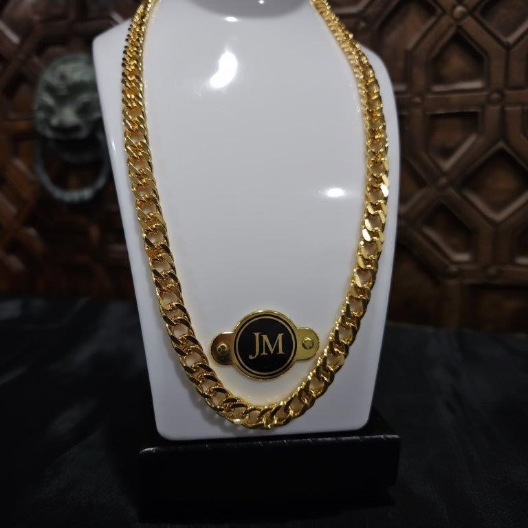 18K/Italy Gold Filled Cuban Chain(stamped 18K/Italy)Warranty Quality-52cm