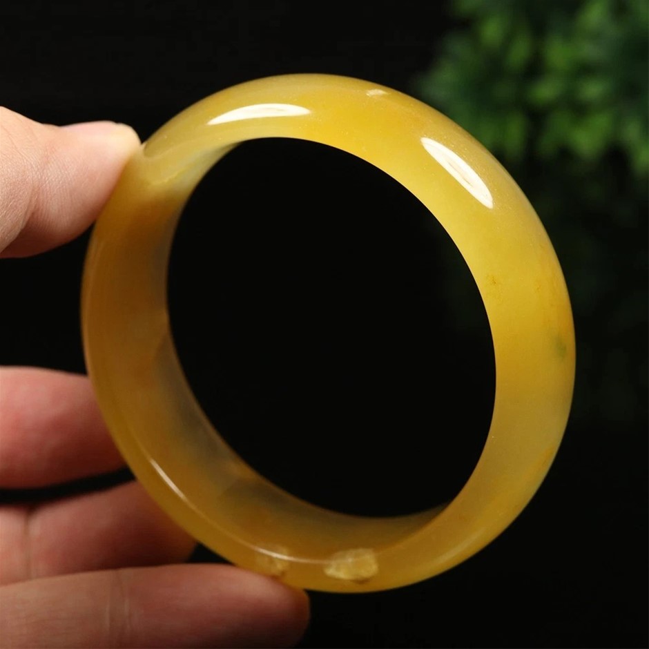 60.0mm Certified Natural (A Grade) Jade Bangle