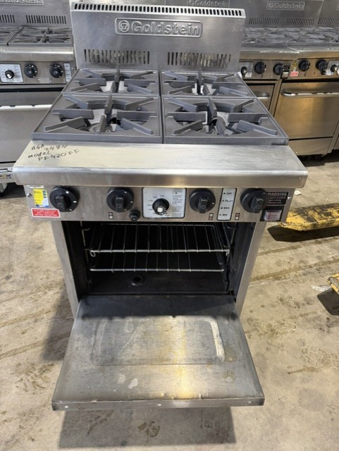 <p>Goldstein PF420FF - 4 Burner with Gas Fan Forced Oven</p>
