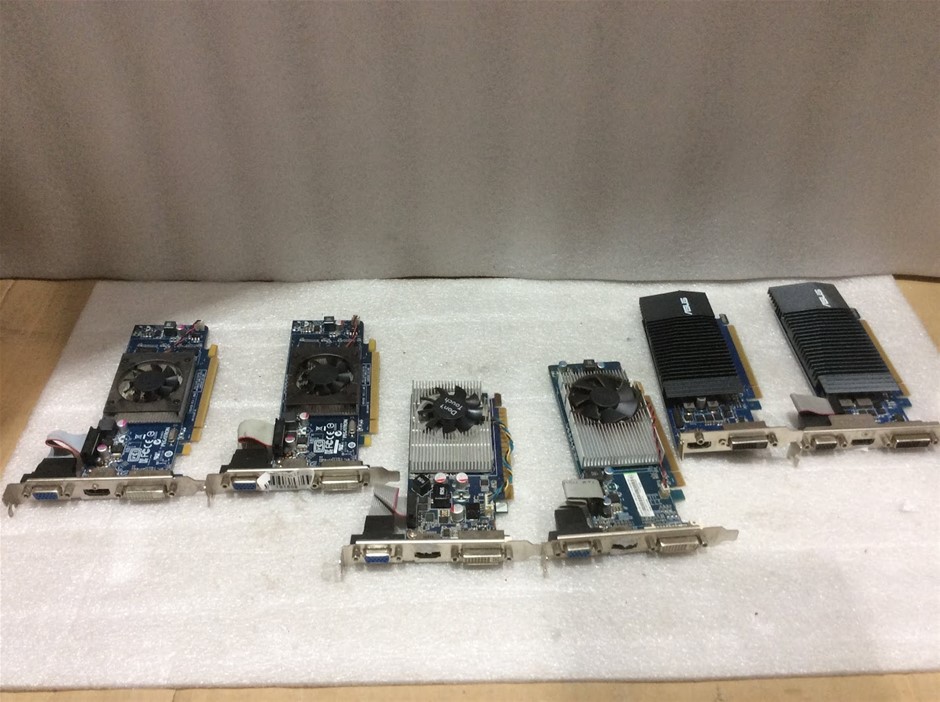 Mixed Brands Graphics Cards (Lot of 6)
