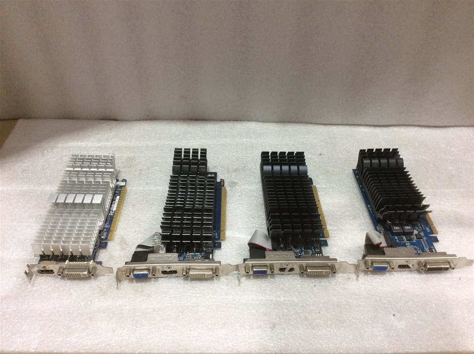 Asus Mix Model Graphics Cards (Lot of 4)