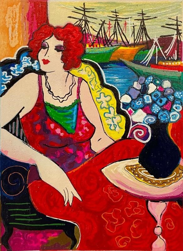 PATRICIA GOVEZENSKY (1961- ) Cafe Marina