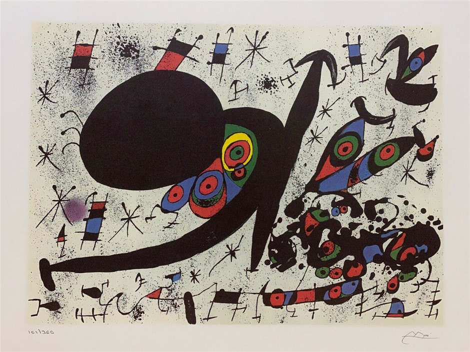JOAN MIRO (1893-1983)  Homage to Joan Prats
