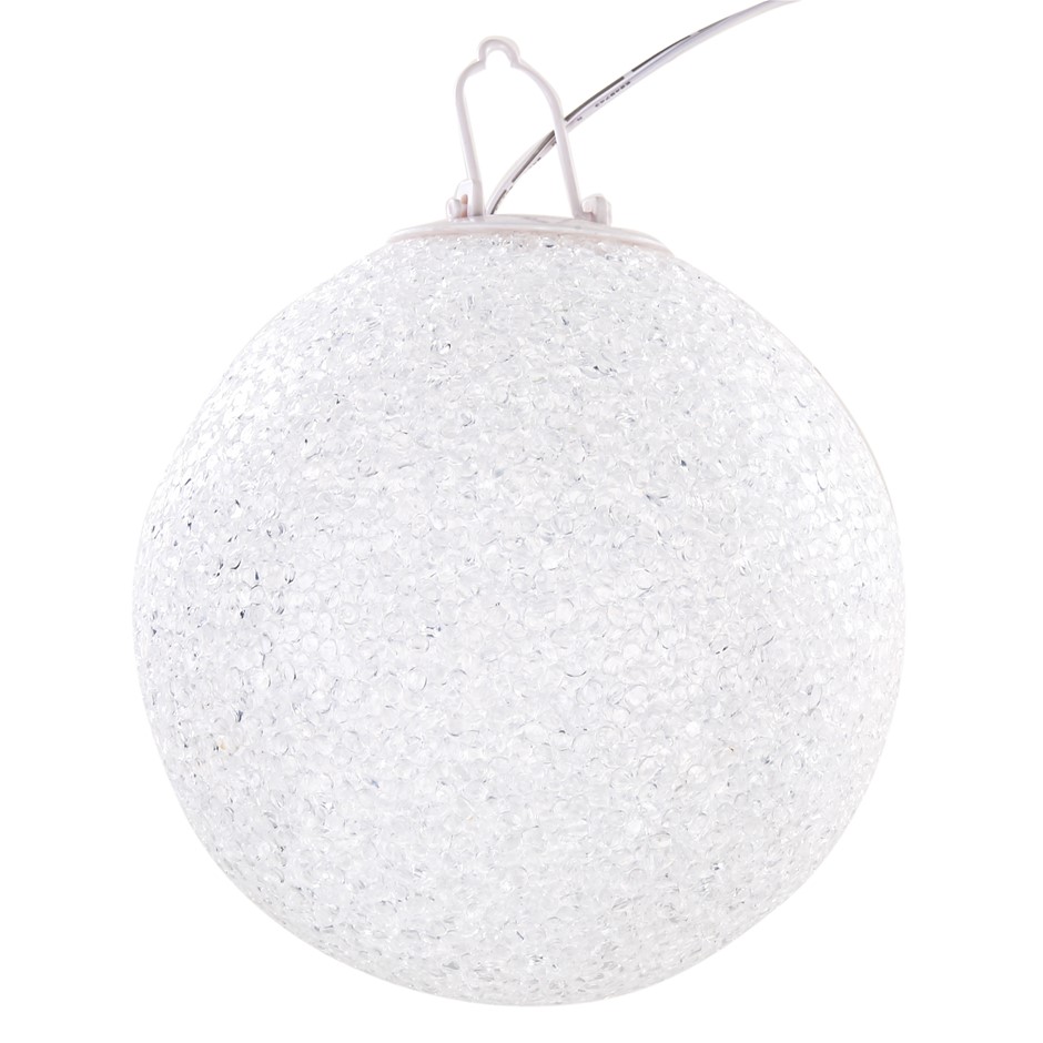 3X Pack of 3 x Battery Operated LED Baubles 15cm Dia w/ 8 x Colour Changing
