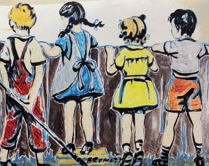 DAVID BROMLEY (1960 - ) - Over The Fence
