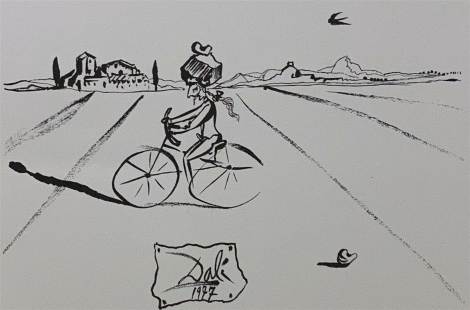 SALVADOR DALI (1904 - 1989) - Bicycle Man