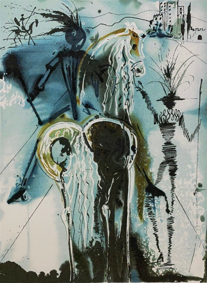 SALVADOR DALI (1904 - 1989) - Don Quichotte