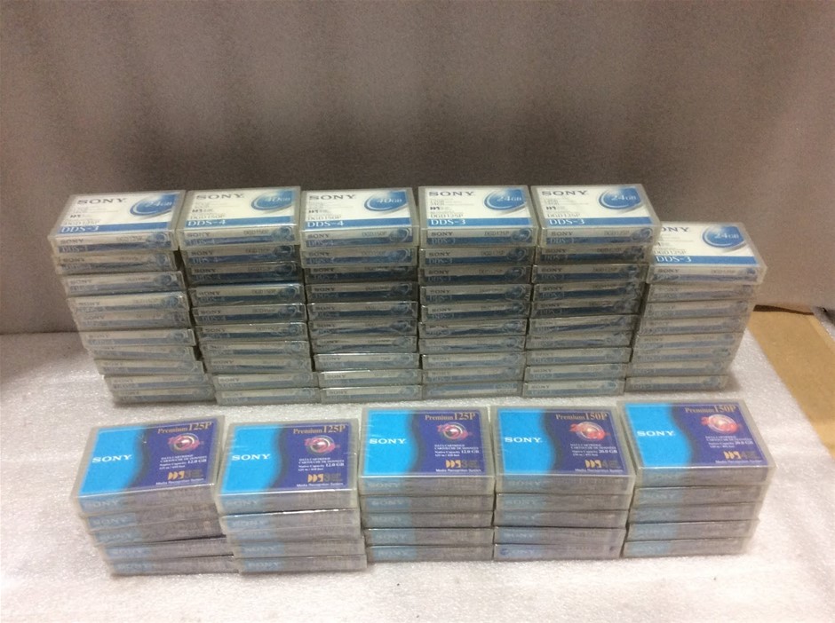 Sony DGD125P DDS-3 Data Cartridge Sony Premium 125P DDS-3 (Lot of 83)