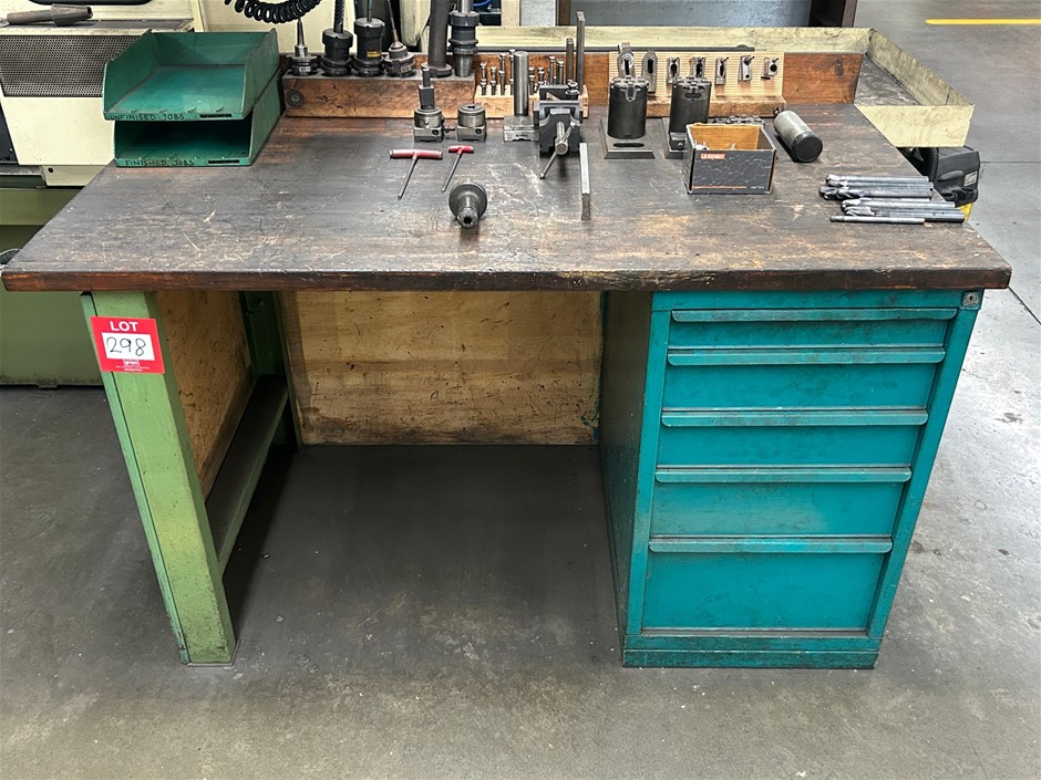 Workbench Including Contents of Assorted Tooling