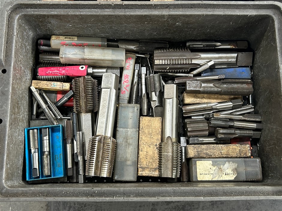Crate of Assorted Taps