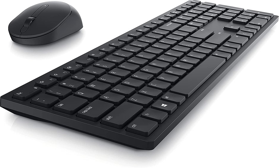 DELL Pro Wireless Keyboard and Mouse Combo, Programmable Keys and Battery I