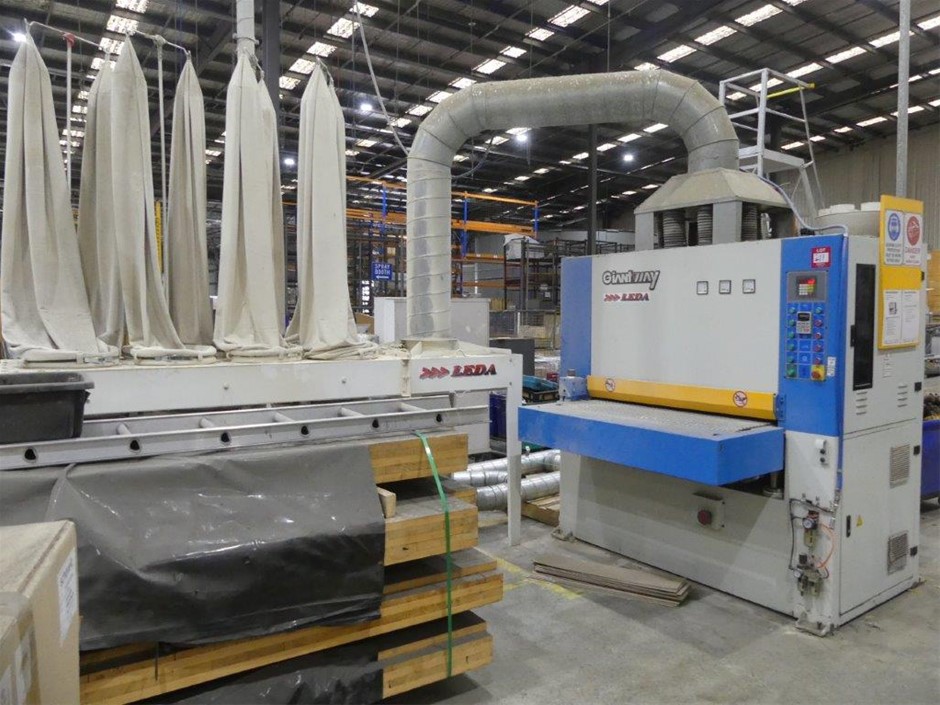 2010 Giantway Leda SCJ1 300R DP Wide Belt Sander/Linisher