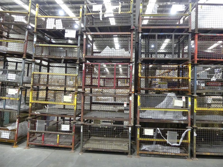 Stackable Steel Stillages (Qty 4)