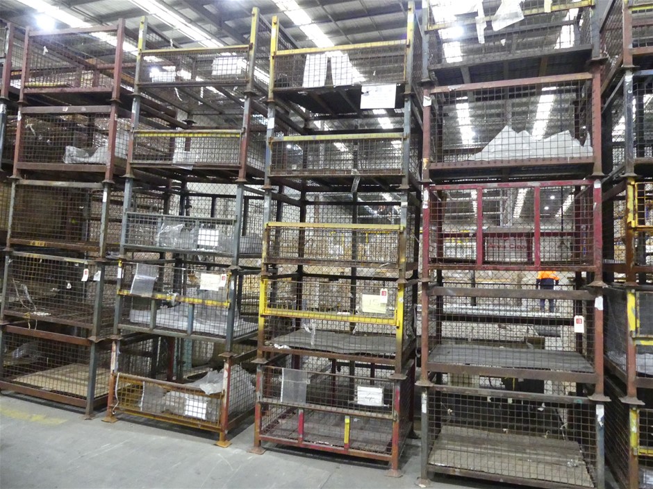Stackable Steel Stillages (Qty 5)