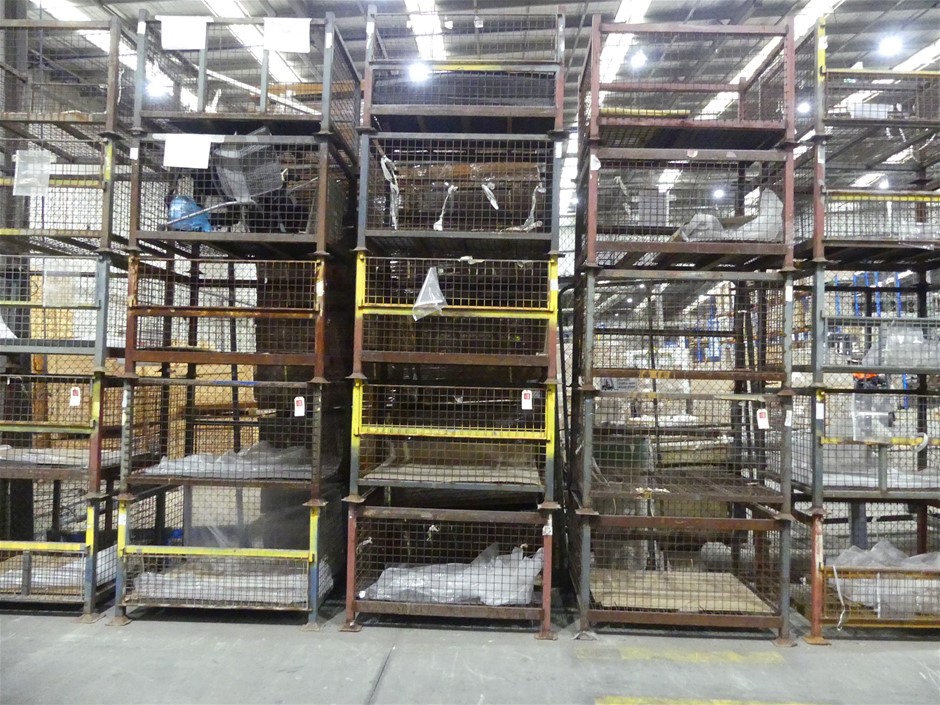 Stackable Steel Stillages (Qty 5)