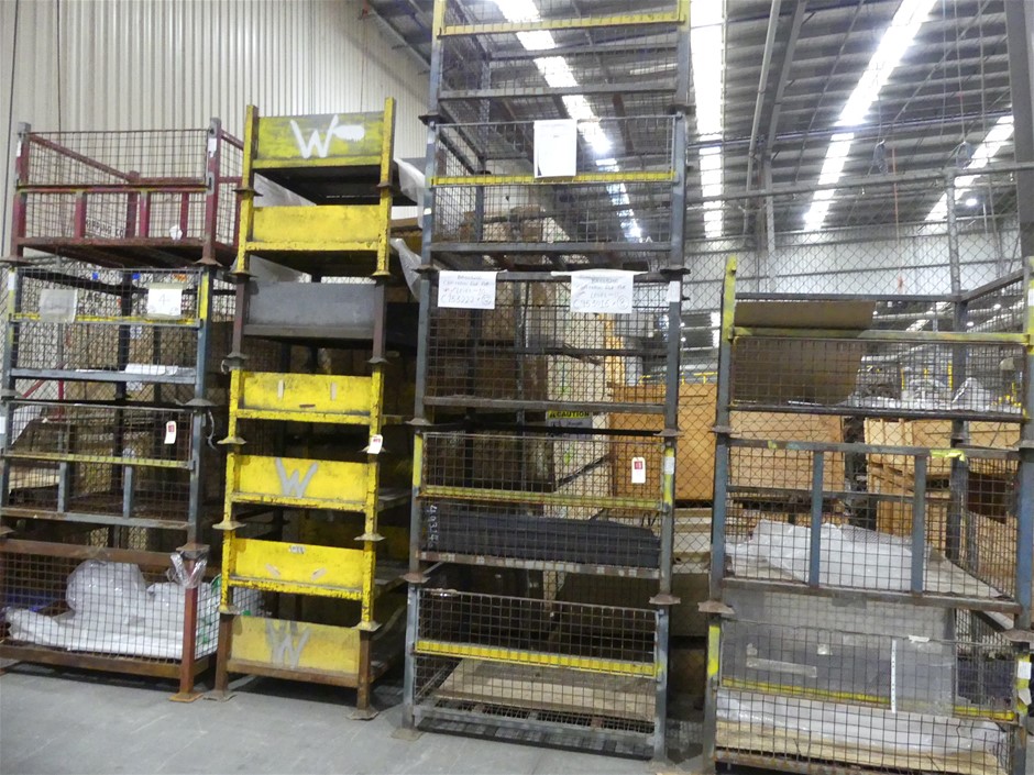 Stackable Steel Stillages (Qty 4)
