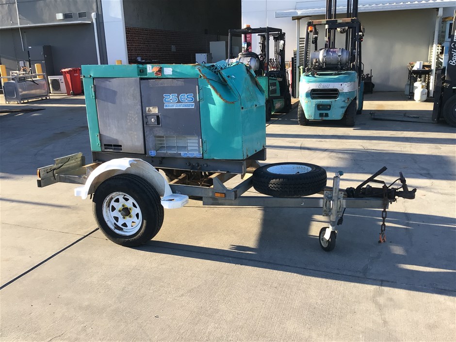 <p>Trailer Mounted Generator</p>