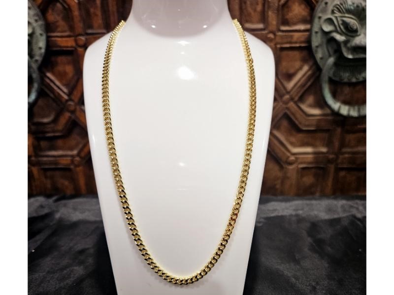 18KGF/Italy Stamped Yellow Gold Filled Chain -55cm-Bonus Gift