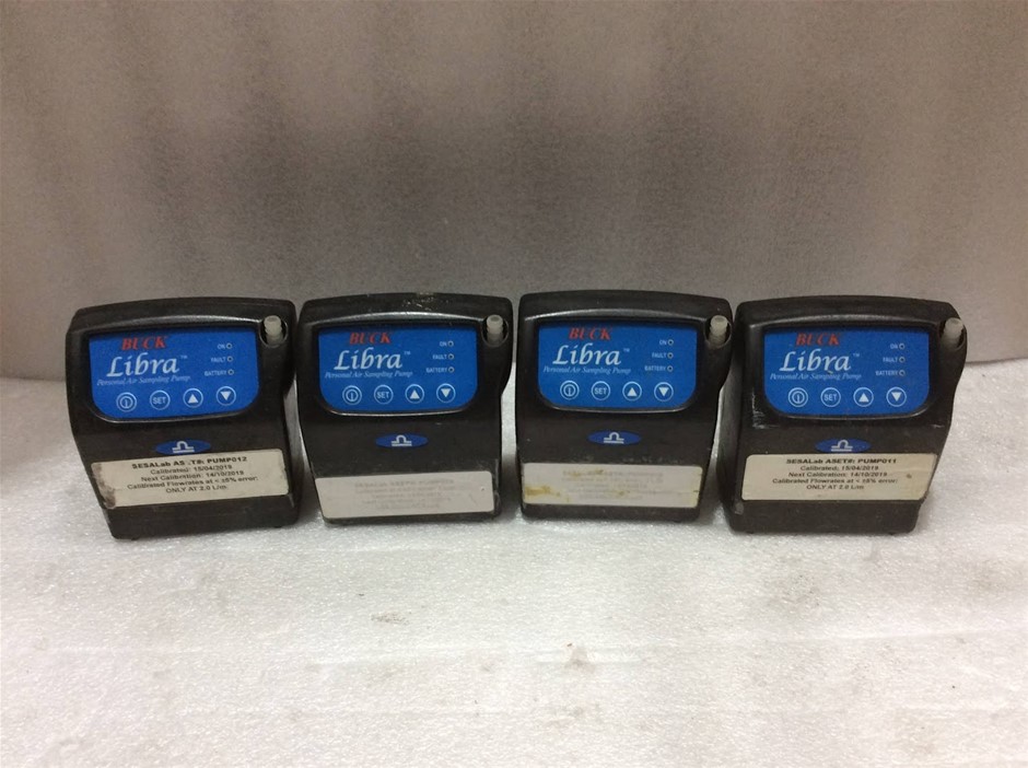 Buck Libra Personal Air Sampling Pump (Lot of 4)
