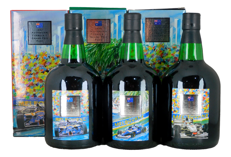 Australian Formula 1 Grand Prix Port Pack (3x 750mL), AUS.