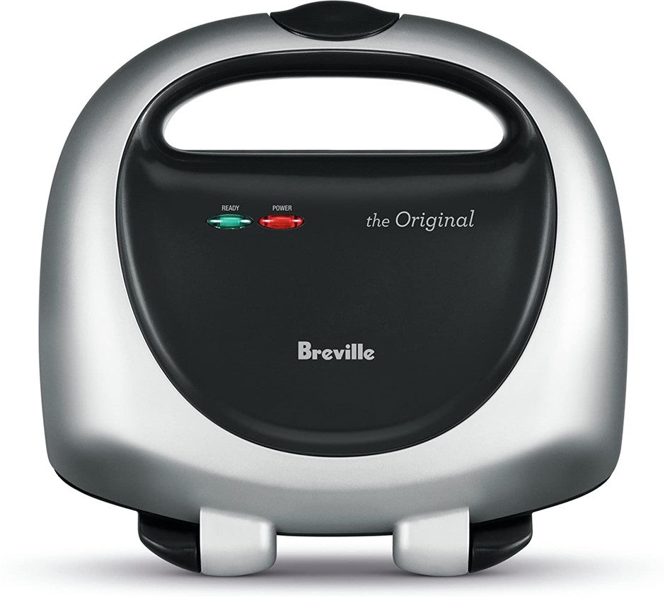 BREVILLE The Original 2 Slice Sandwich Maker, Colour: Silver, Model: BTS200