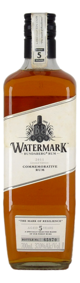 Bundaberg Watermark 2011 Commemorative 5 Year Old Rum (1x 700mL) Qld
