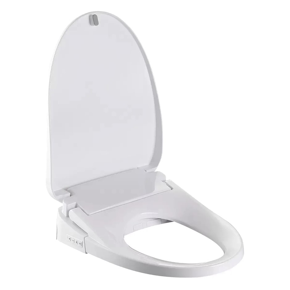 PRESENZA Heavy Duty PP Smart Bidet Seat, White, Model QTA032. NB: Minor use