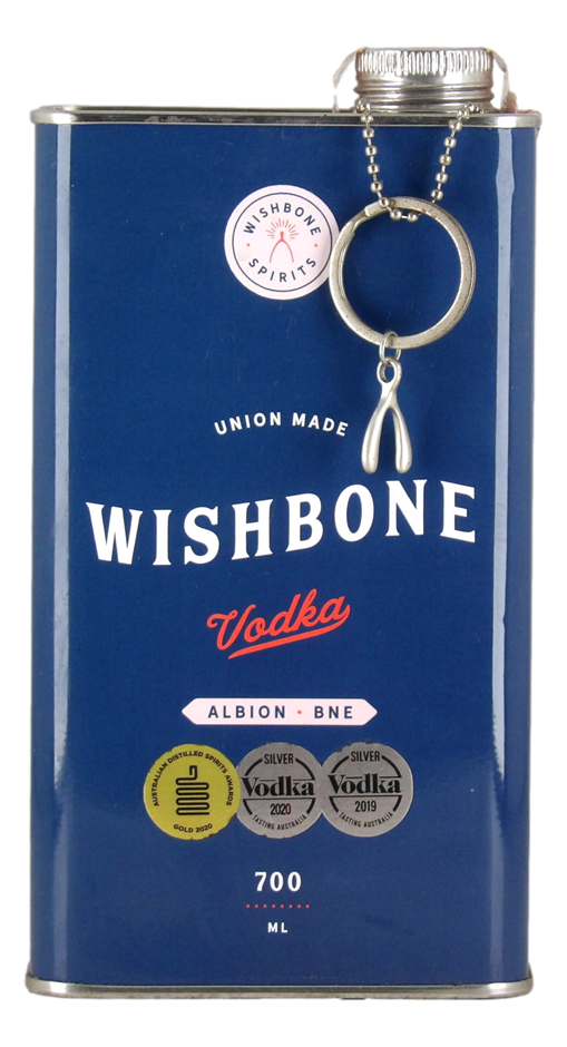Wishbone Spirits Vodka Tin (1x 700mL) Qld